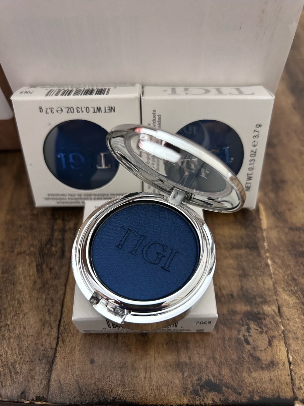 TIGI Deep Navy Single Eyeshadow - Lot of 3 Skinny Jeans Blue Shade